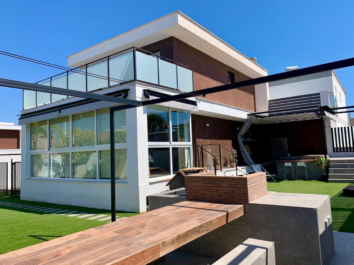 9 Moderna Villa Independiente -Jacuzzi- Gran Alacant Puerto Marino Eksteriør billede